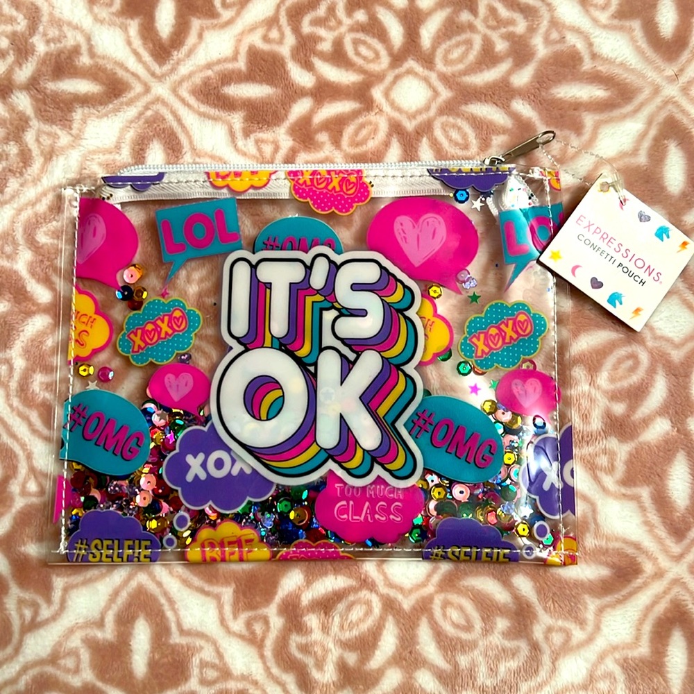 Expressions Confetti Pouch